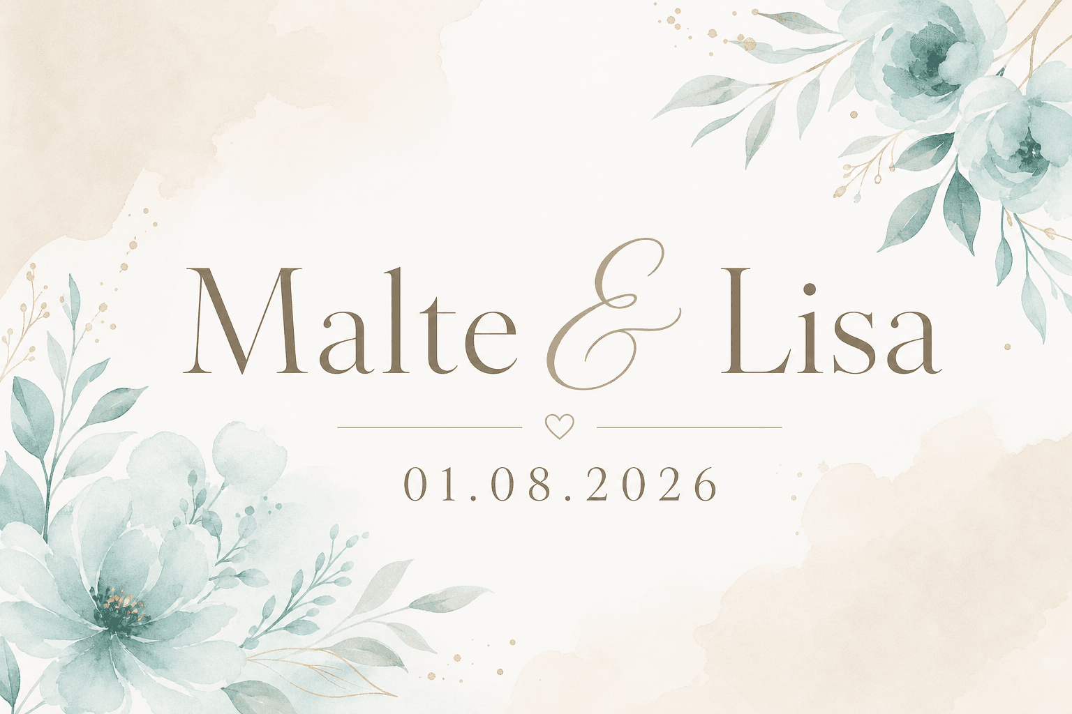 Max & Maria · Samstag, 15. August 2026